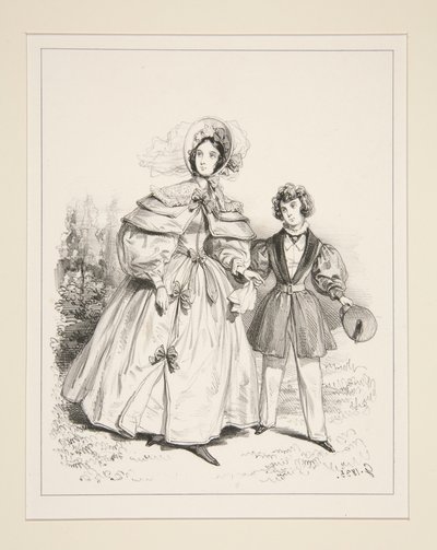NEGLIGÉ DE MAÑANA. 1835. de Paul Gavarni