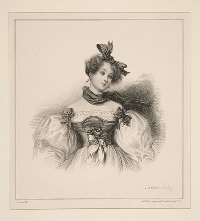 Campesina de Rochersberg de Paul Gavarni