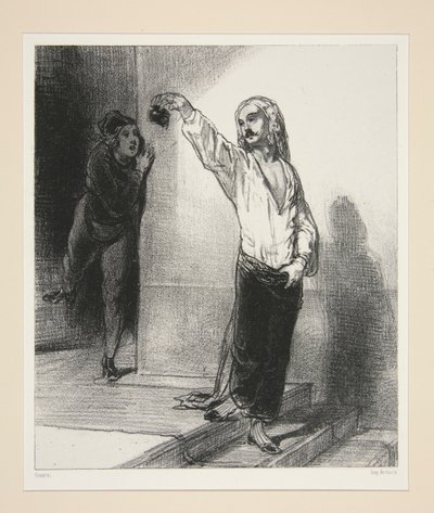 MODESTIA PERDIDA. de Paul Gavarni