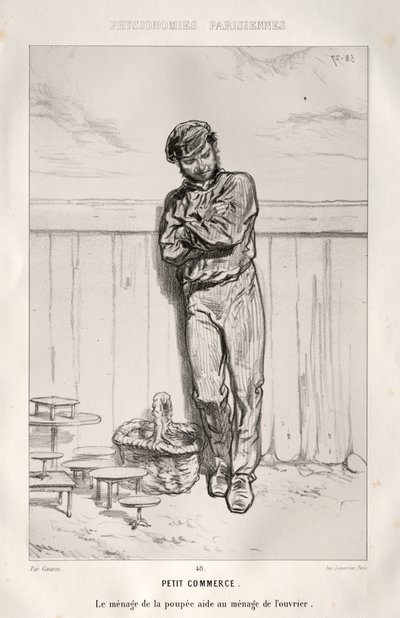 Pequeño Comercio de Paul Gavarni