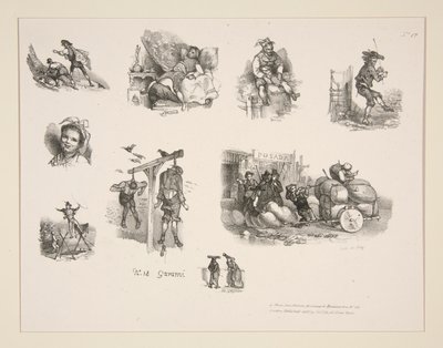 Pequeñas figuras XVII. de Paul Gavarni