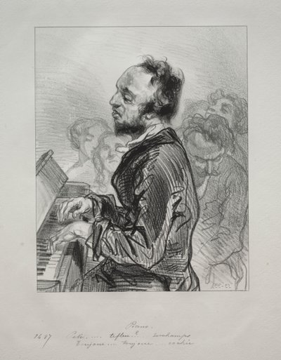 Piano de Paul Gavarni