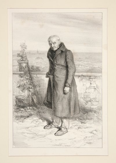 Noventa años (Caballero, padre de Gavarni) de Paul Gavarni