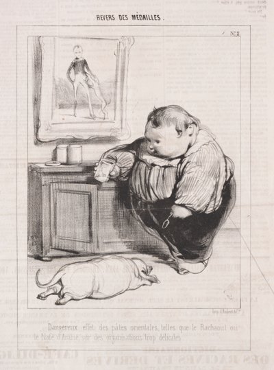 Reverso de las medallas, 1842 de Paul Gavarni