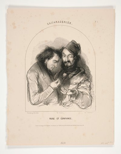 Astucia y confianza de Paul Gavarni
