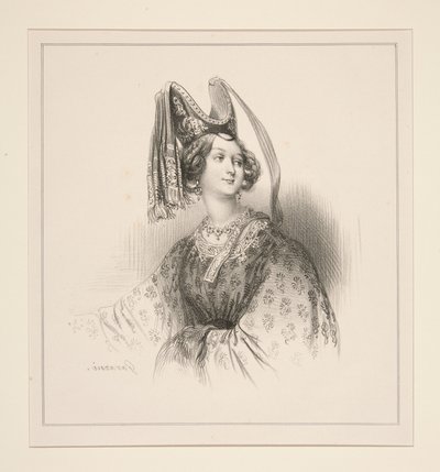 Sienesa en 1300 de Paul Gavarni