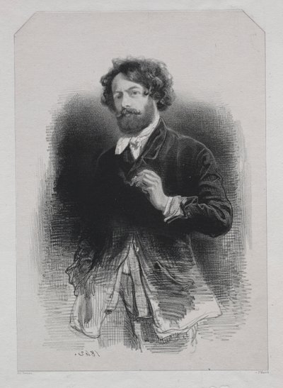 Autorretrato de Paul Gavarni