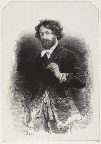 Autorretrato de Paul Gavarni