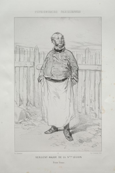 Sargento - Mayor de la N-ésima Legión de Paul Gavarni
