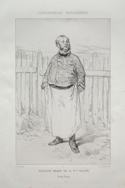 Sargento - Mayor de la N-ésima Legión de Paul Gavarni