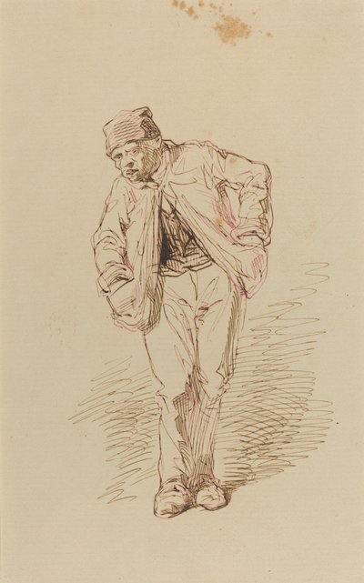 Boceto de un Hombre de Paul Gavarni