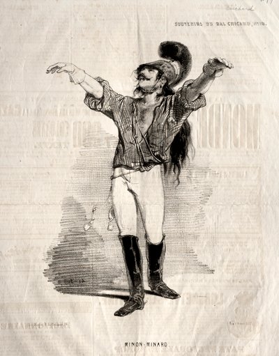 Recuerdos del Bal Chicard: Mignon-Minard de Paul Gavarni
