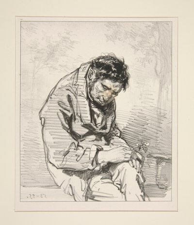 Amante de las Musas. de Paul Gavarni