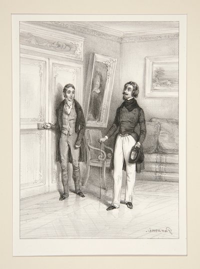 Un enfoque falso. Página 335. de Paul Gavarni