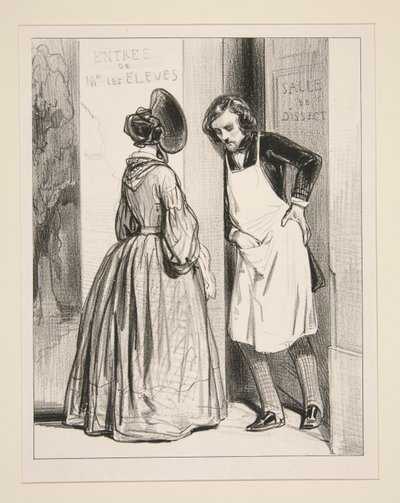 Hace ocho meses, Auguste, que me prometiste un manto. de Paul Gavarni