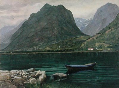 Paisaje noruego de Paul Gerhard Rosen