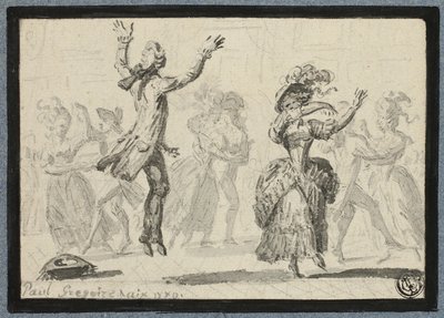 Damas y caballeros bailando de Paul Gregoire