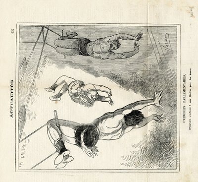 Ilustración de Hadol (1835-1875) en Le Charivari de Paul Hadol