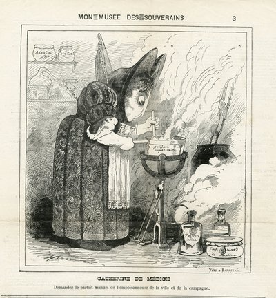 Ilustración de Hadol (1835-1875) en Le Charivari de Paul Hadol