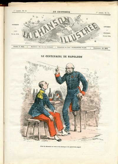 La Chanson illustrée (revista), número 21 de Paul Hadol
