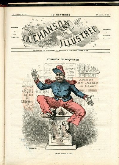 La Chanson illustrée (revista), número 39 de Paul Hadol