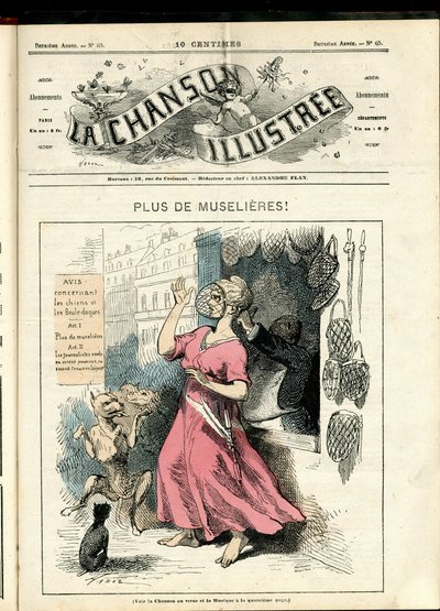 La Canción Ilustrada (revista), número 65 de Paul Hadol