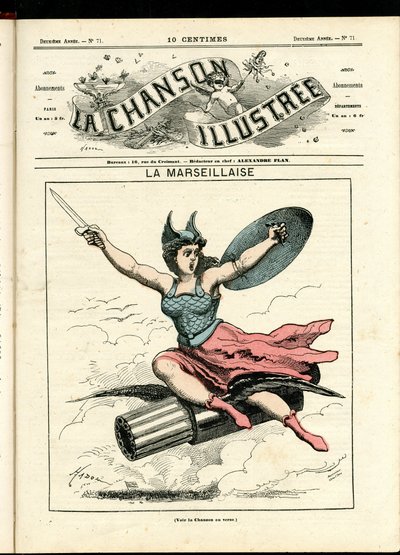 La Canción Ilustrada (revista), número 71 de Paul Hadol