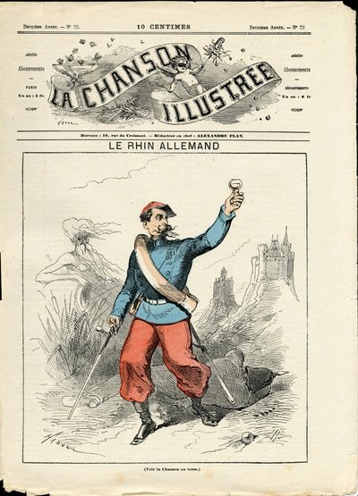 La Chanson illustrée (revista), número 72 de Paul Hadol