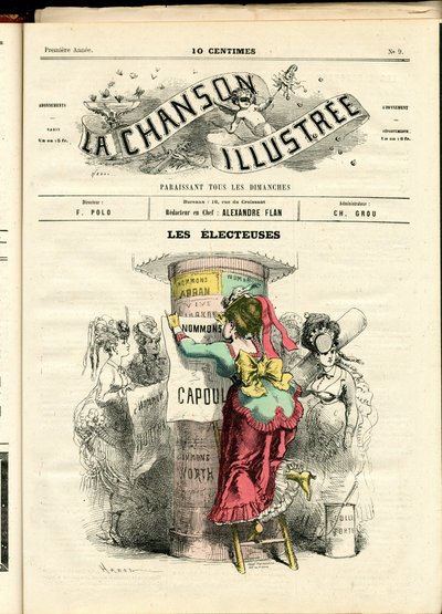 La Canción Ilustrada (revista), número 9 de Paul Hadol