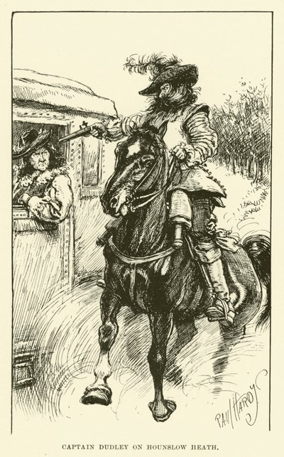 El Capitán Dudley en Hounslow Heath de Paul Hardy