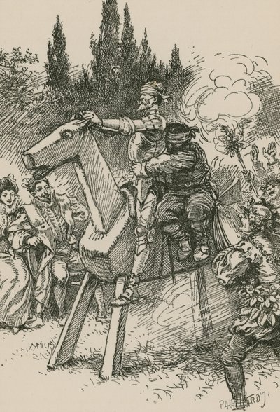 Don Quijote... comenzó a girar el alfiler de Paul Hardy