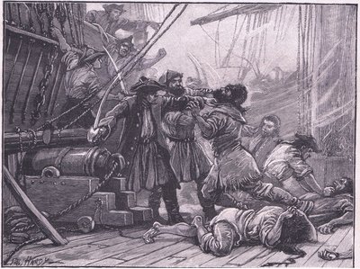 Cortadores de ingresos capturando un barco de contrabando estadounidense de Paul Hardy