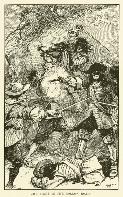 La pelea en el camino hueco de Paul Hardy