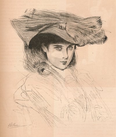 Retrato de la hija del artista, c1879-1903, 1903 de Paul Helleu