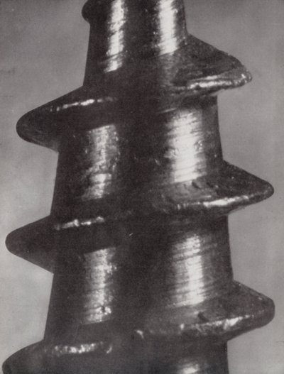 Rosca de un tornillo pequeño (foto b/n) de Paul Henning