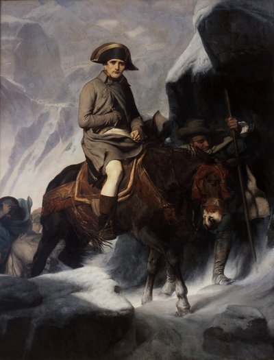 Bonaparte cruzando los Alpes de Paul Delaroche