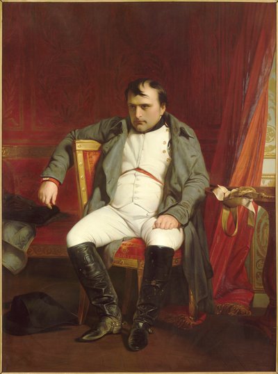 Napoleón en Fontainebleau, 31 de marzo de 1814, 1840 de Paul Delaroche