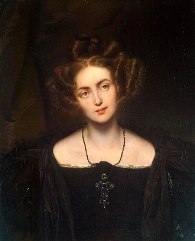 Retrato de la cantante de ópera Henriette Sontag, 1806-1854, 1831 de Paul Delaroche