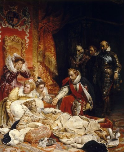 La muerte de Isabel I, Reina de Inglaterra de Paul Delaroche
