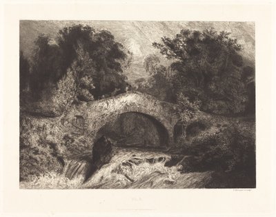 Un puente en Auvernia de Paul Huet