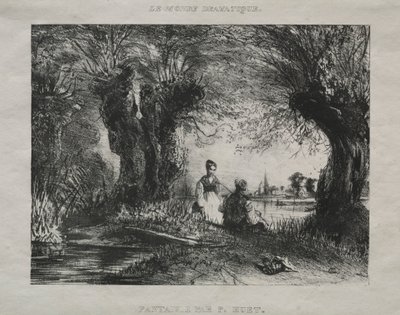 Fantasía, 1836 de Paul Huet
