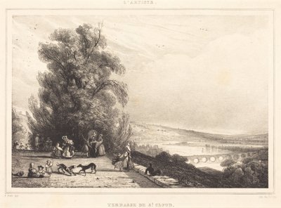 Terraza de Saint-Cloud de Paul Huet