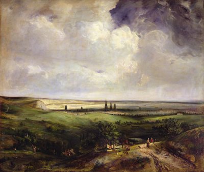 Vista de Rouen de Paul Huet