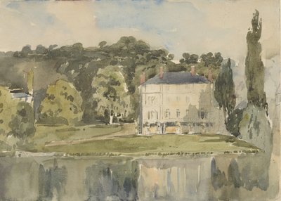 Vista del Château en Folembray, ca. 1831 de Paul Huet