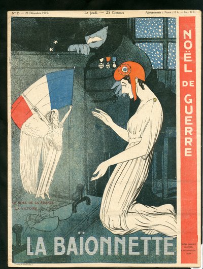 Portada de "La Baionnette", Satirique en Couleurs de Paul Iribe