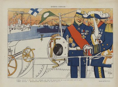 Entente Cordiale. Ilustración para Le Rire de Paul Iribe