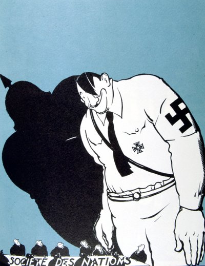 Hitler y la Liga de las Naciones, 1935 de Paul Iribe
