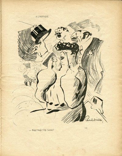 Ilustración de Paul Iribe (1883-1935) en El pato salvaje de Paul Iribe