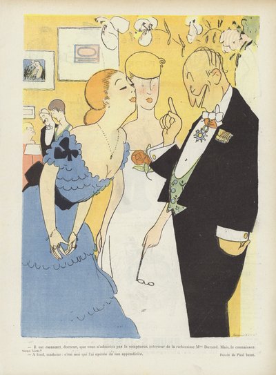 Ilustración para Le Rire de Paul Iribe