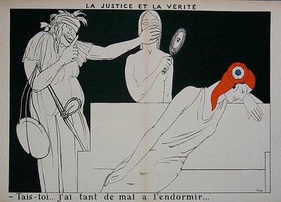 La justicia amordazando la verdad para que Marianne pueda dormir de Paul Iribe